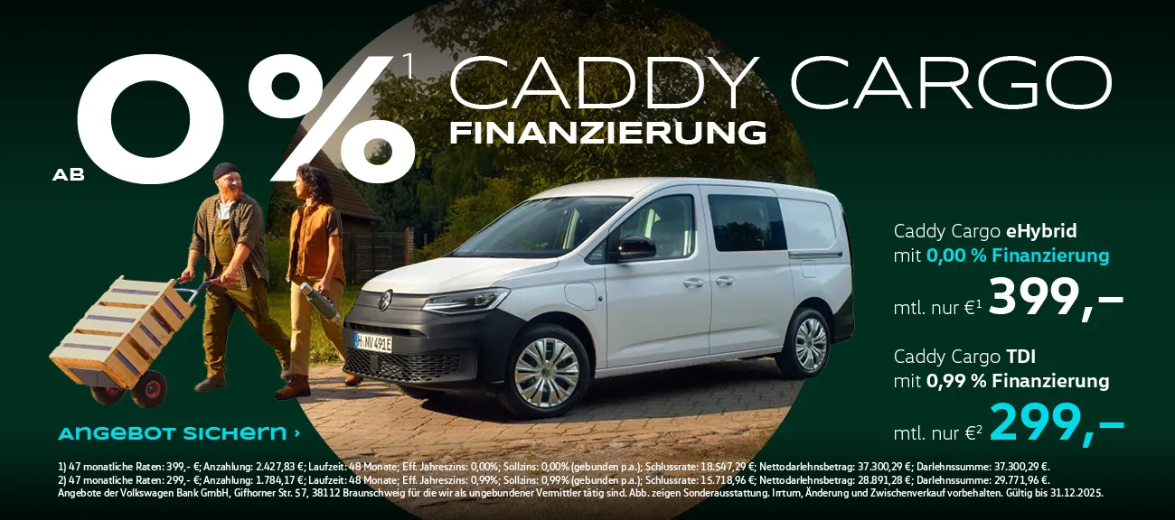 Caddy Cargo Finanzierung 0