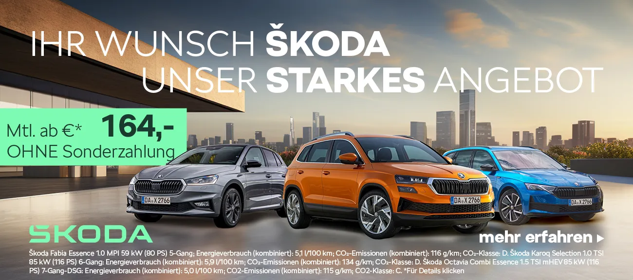 Unsere starken Skoda Angebote