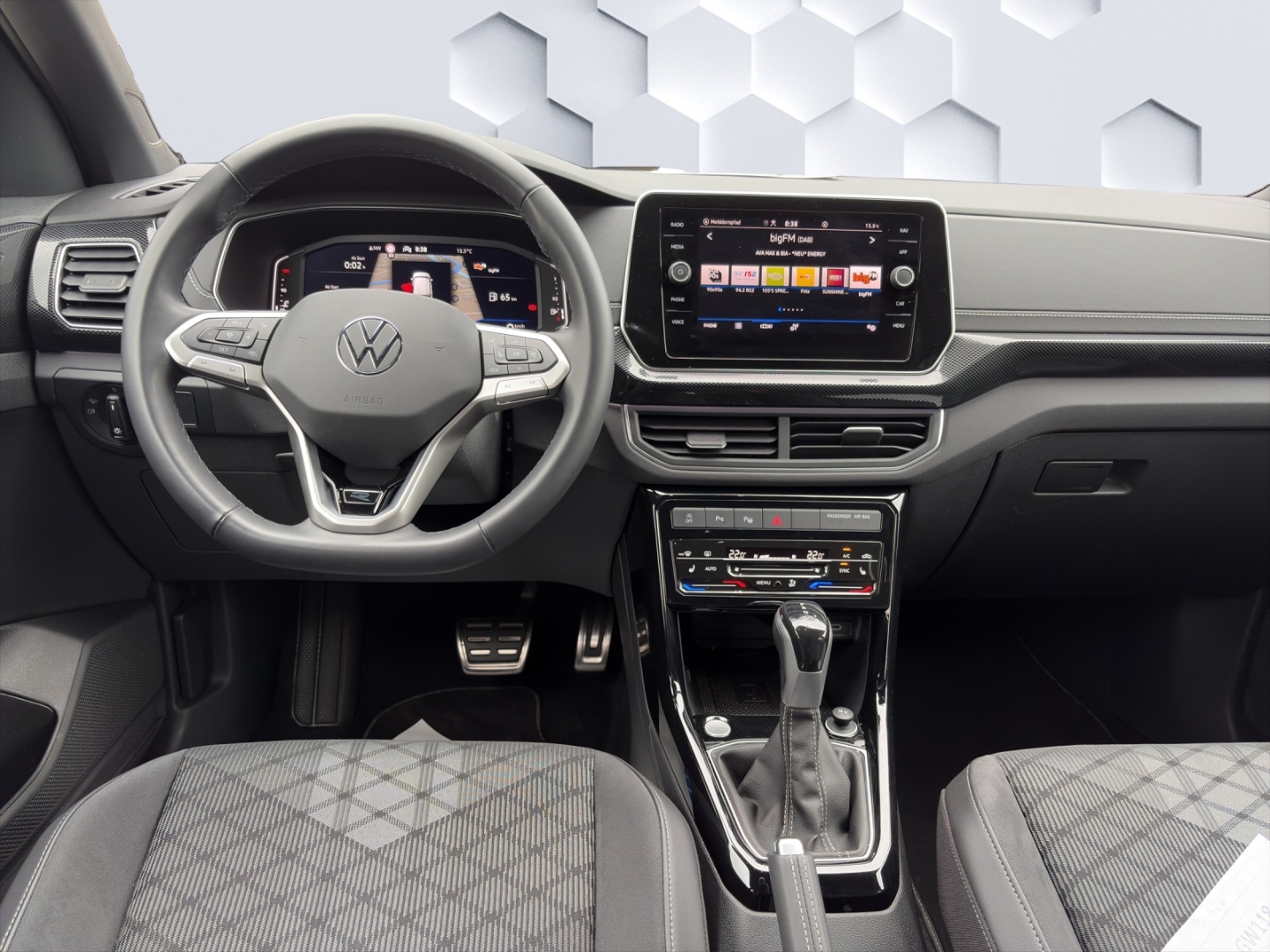 T-Cross R-Line 1.5 TSI 110kW MatrixLED ACC Rückfahrkamera ParkAssist Sitzheizung