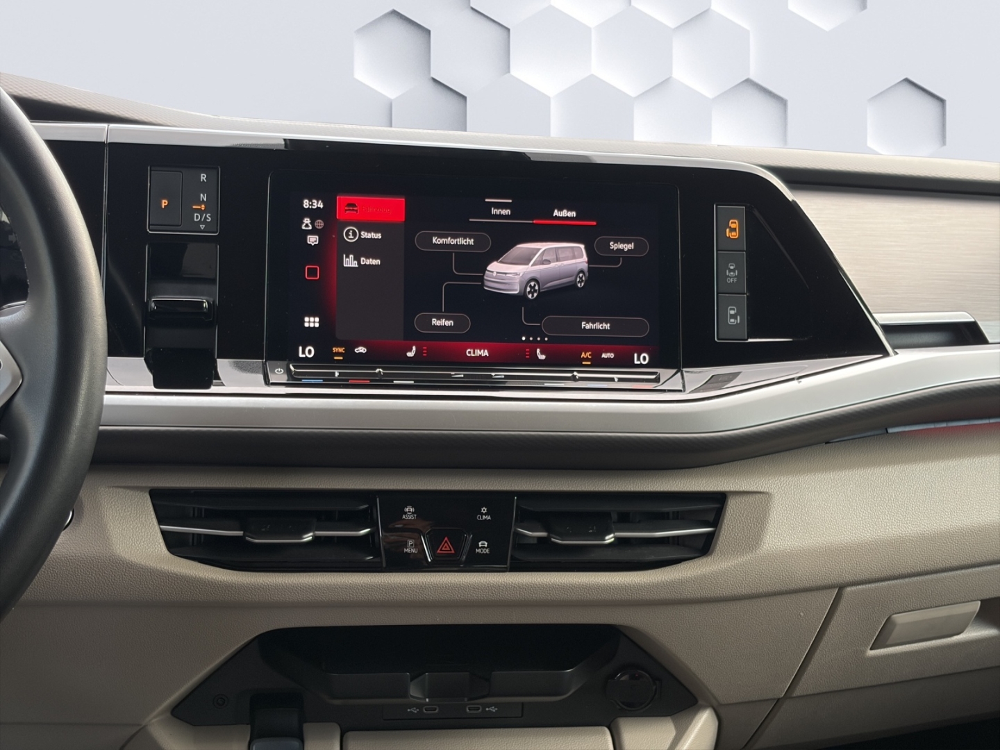 T7 Multivan lang Life 2.0TDI 110kW DSG AHZV MatrixLED ACC DCC 360°Kamera Sitzheizung Standheizung 7-Sitzer