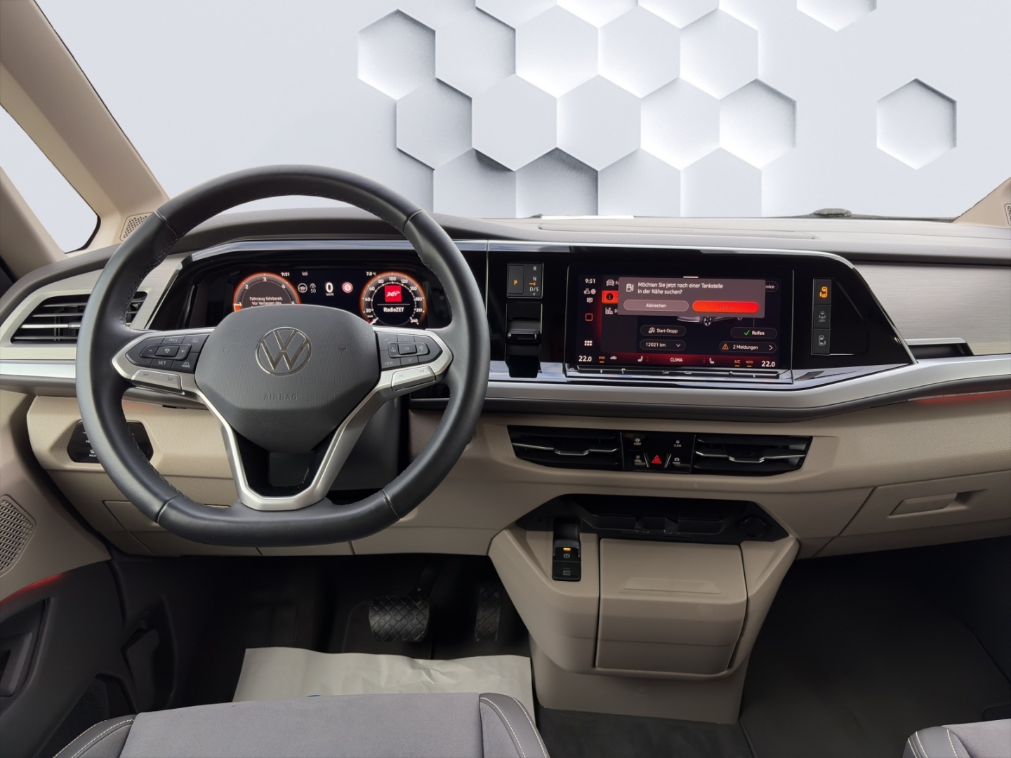 T7 Multivan LÜ 2.0TDI DSG AHZV MatrixLED ACC DCC 360°Kamera Standheizung Sitzheizung 7-Sitzer