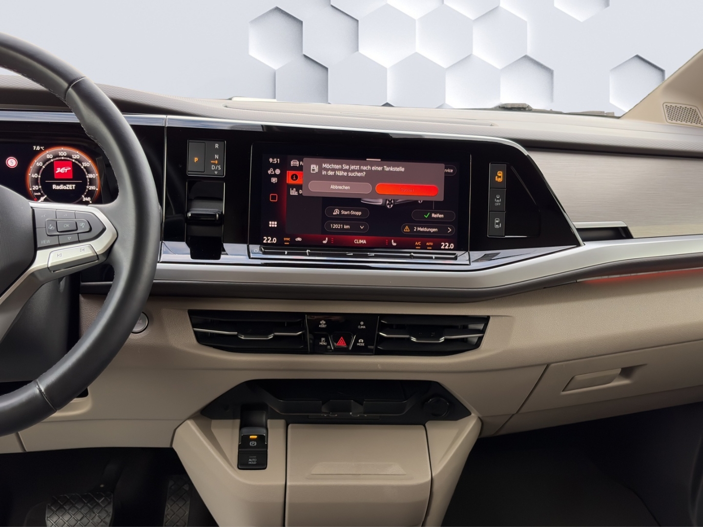 T7 Multivan LÜ 2.0TDI DSG AHZV MatrixLED ACC DCC 360°Kamera Standheizung Sitzheizung 7-Sitzer