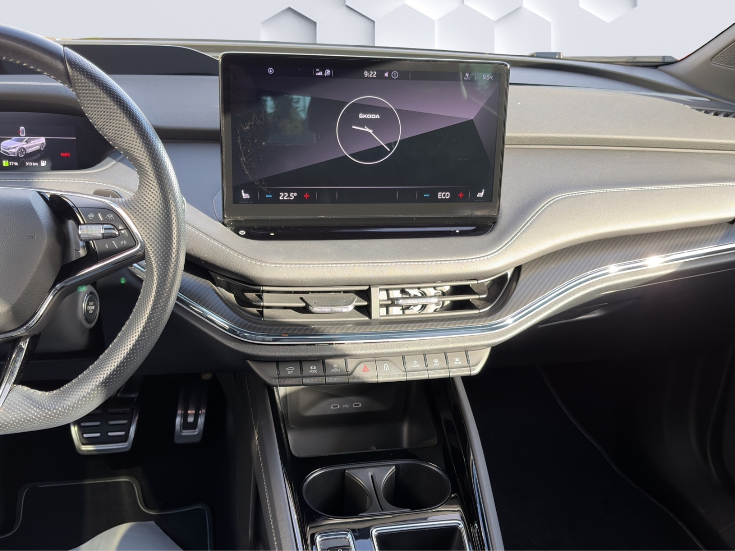 Enyaq Coupe RS 220kW MatrixLED PanoDach ACC Rückfahrkamera Head up Display Wärmepumpe