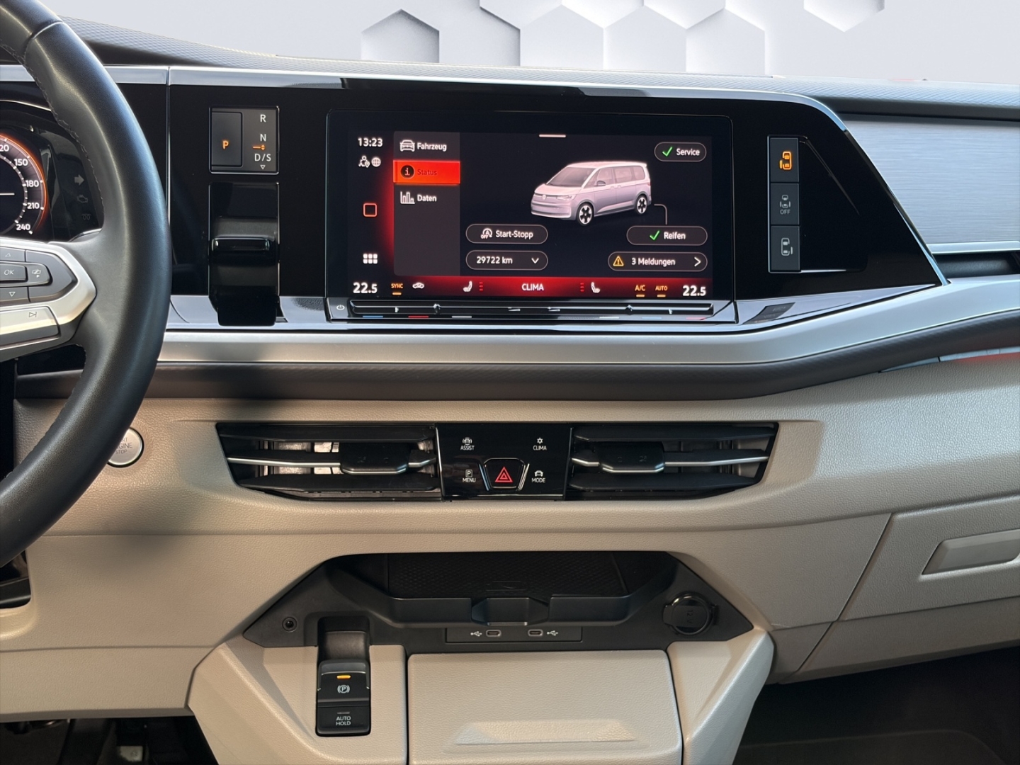 T7 Multivan LÜ 2.0TDI 110kW AHZV MatrixLED ACC DCC 360°Kamera ParkAssist Standheizung 7-Sitzer