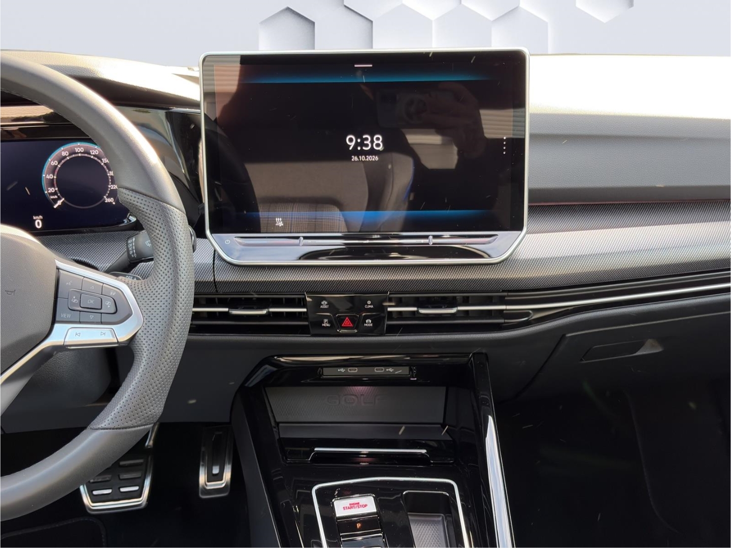 Golf VIII GTE 1.5eHybrid 200kW DSG AHZV MatrixLED PanoDach HuD ACC 360°Kamera Sitzheizung