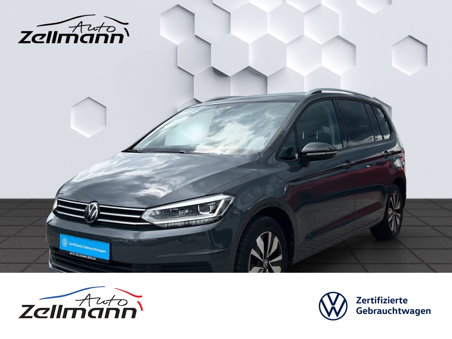 Touran BMT Start-Stopp Comfortline 1.5 TSI 110kW DSG AHZV LED ACC TrailerAssist Sitzheizung