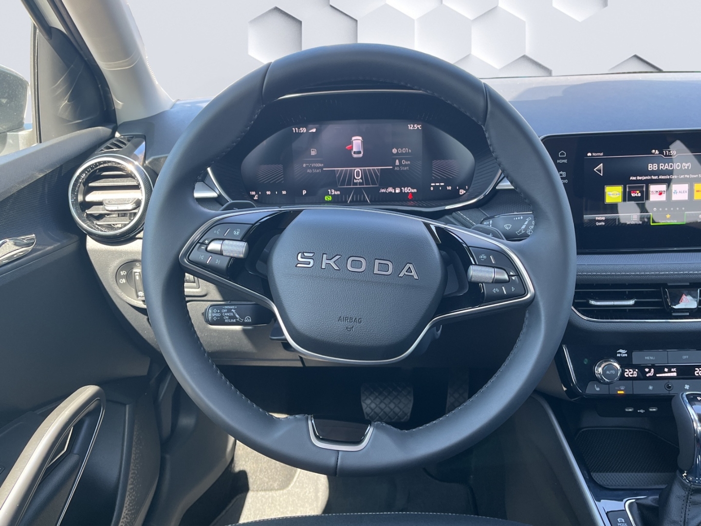 Fabia Selection LED Sperrdiff. ACC Apple CarPlay Android Auto Mehrzonenklima Fahrerprofil
