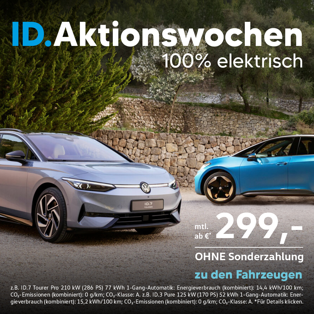 Beitragsbild VW ID.Sonderleasing Aktion
