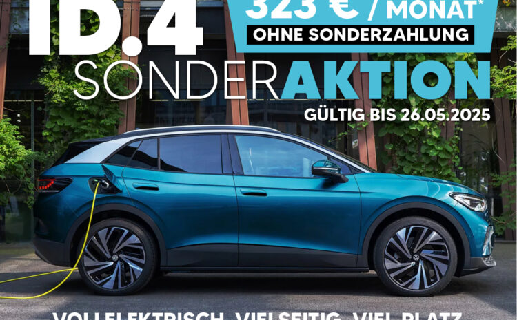  VW ID.4 Sonderaktion bis 26.05.2025