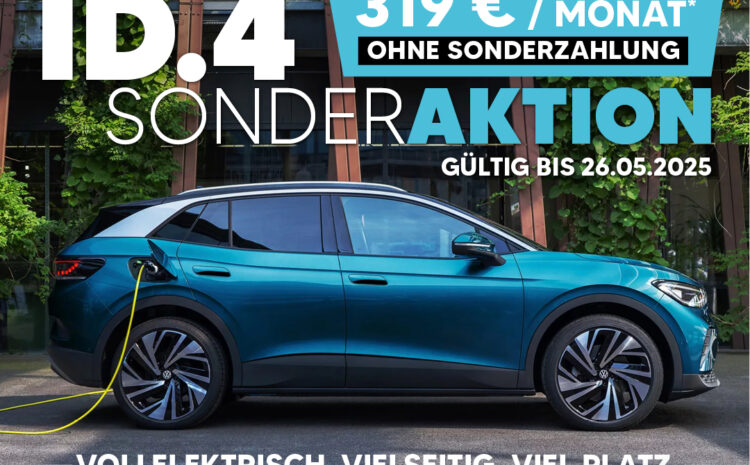  VW ID.4 Sonderaktion bis 26.05.2025