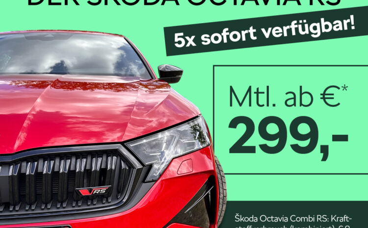 Skoda Octavia RS zum Top-Preis