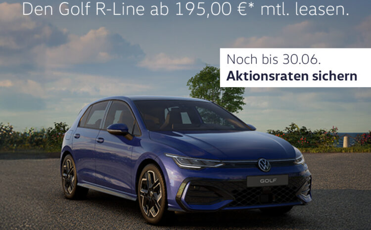  VW Golf R-Line Gewerbeleasing