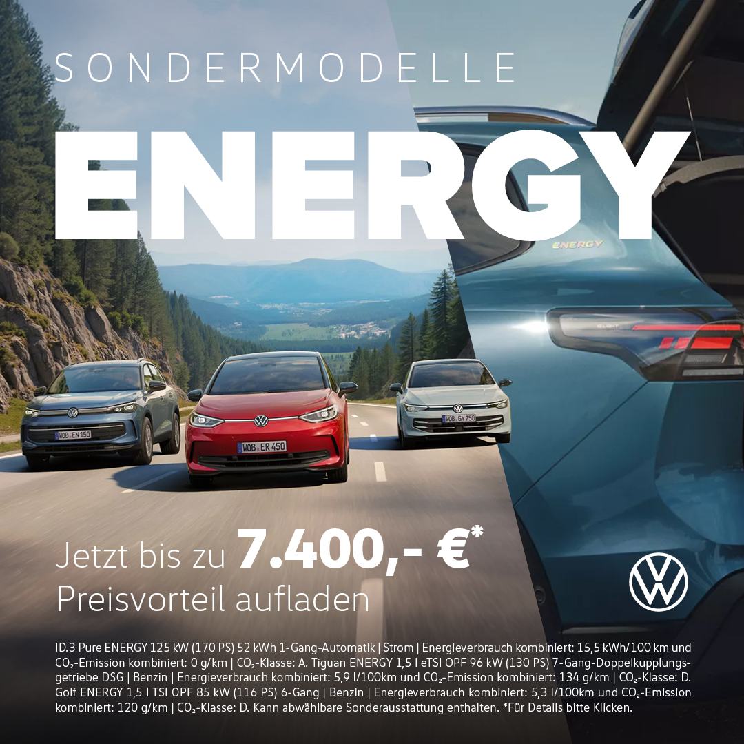 VW ENERGY Sondermodelle