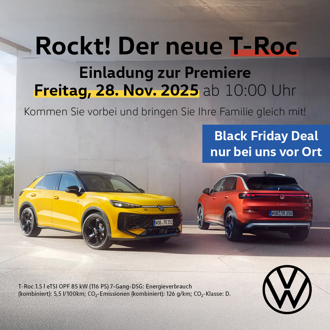BEITRAGSBILD T-ROC PREMIERE