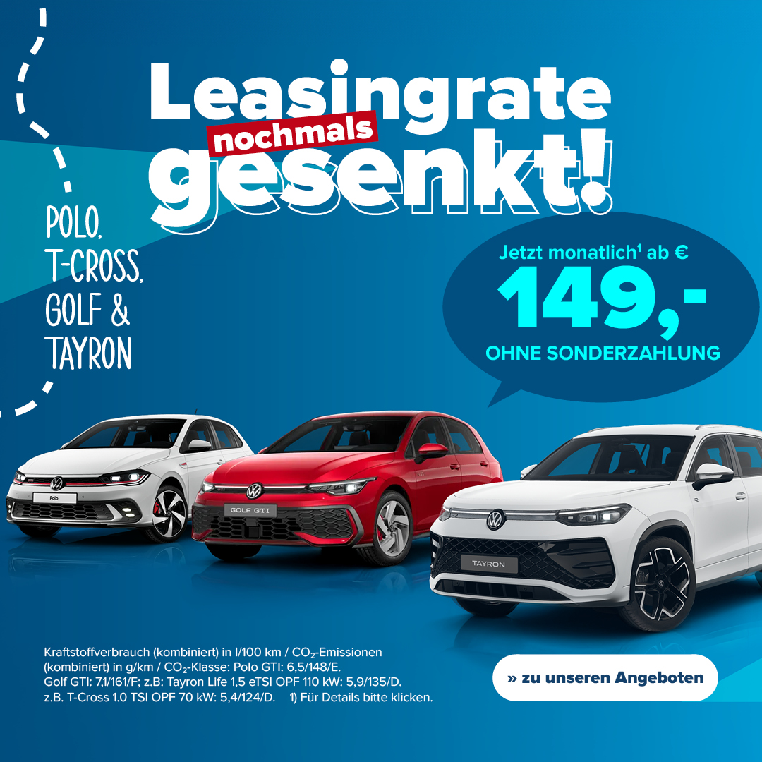 BEITRAGSBILD VW Plus-Leasing + AE-Boost