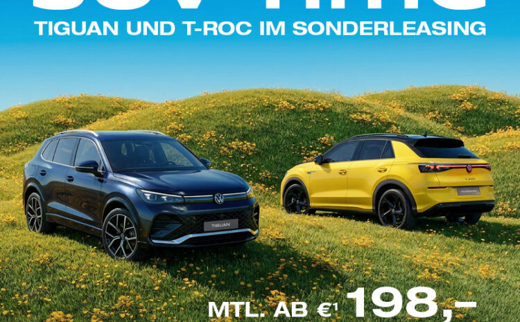  VW T-Roc und Tiguan