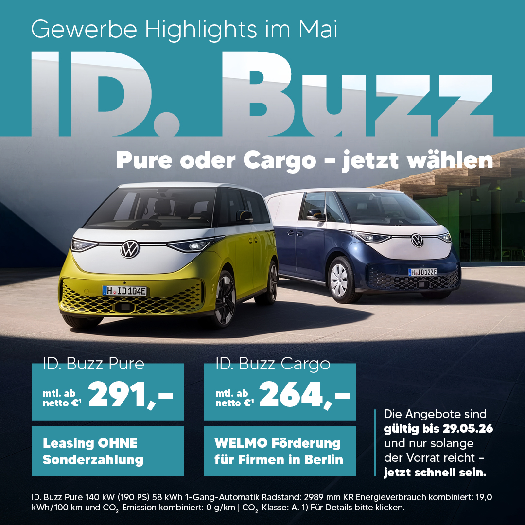 BEITRAG VW ID. Buzz Pure + Cargo