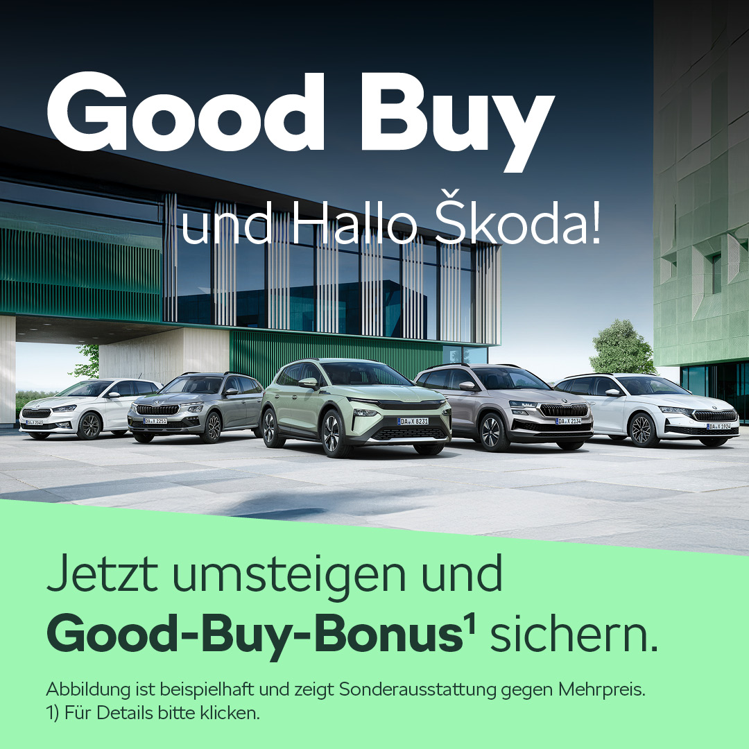 BEITRAGSBILD Skoda Good Buy Aktion