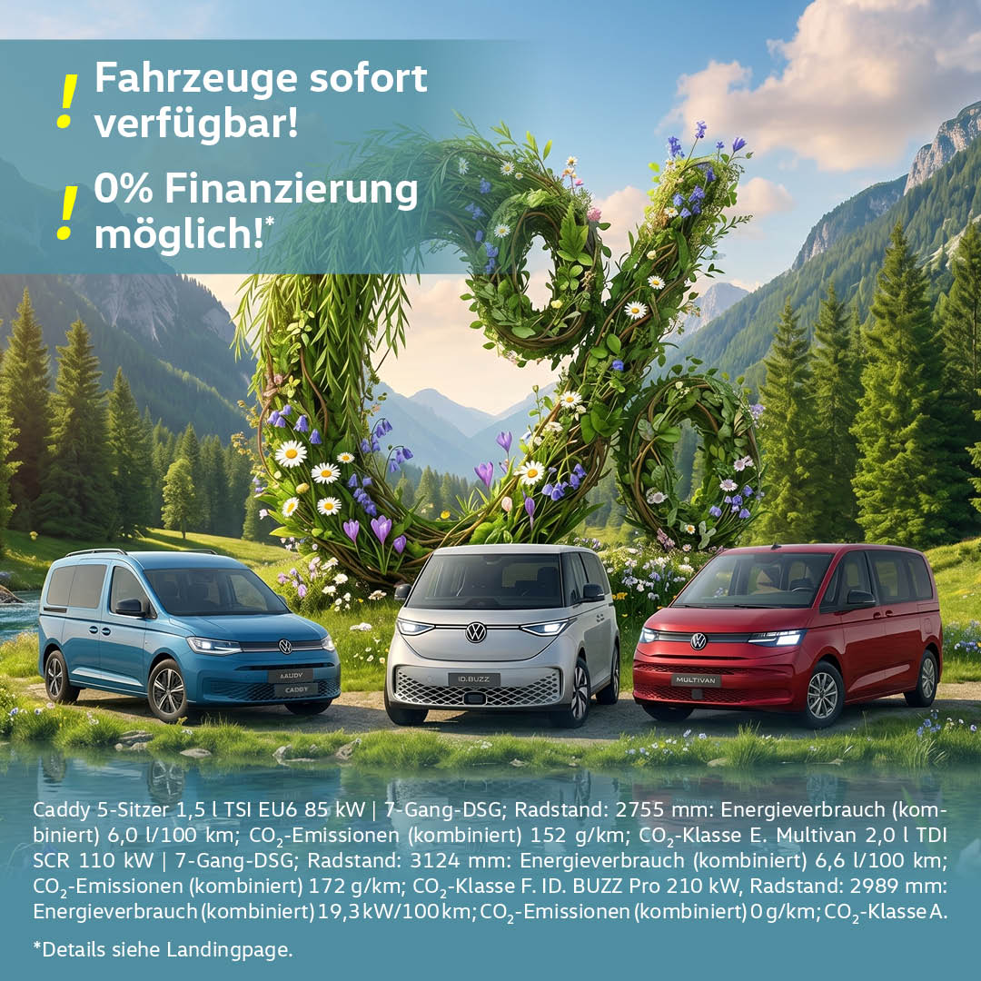 Caddy und mulltivan 0% zins