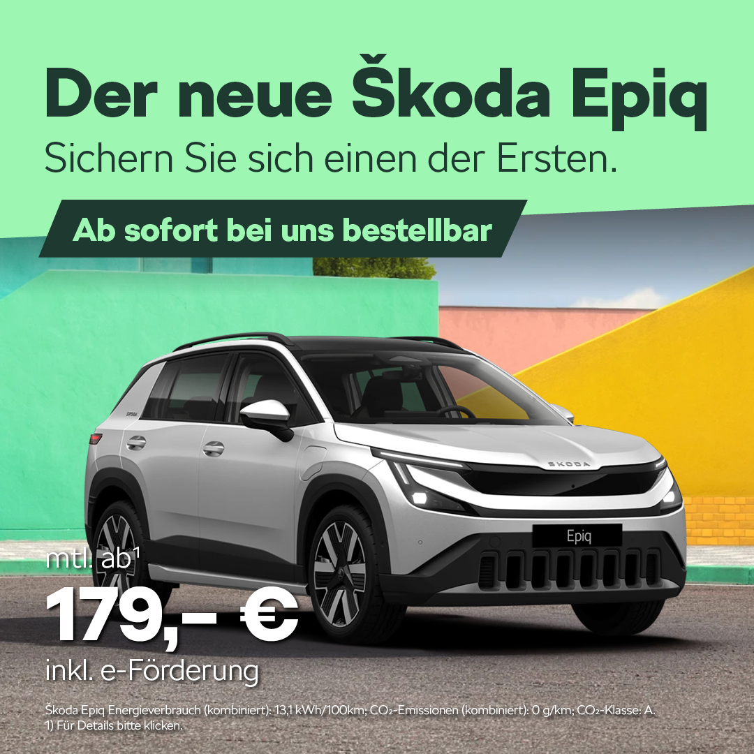 Škoda Epiq jetzt bestellbar