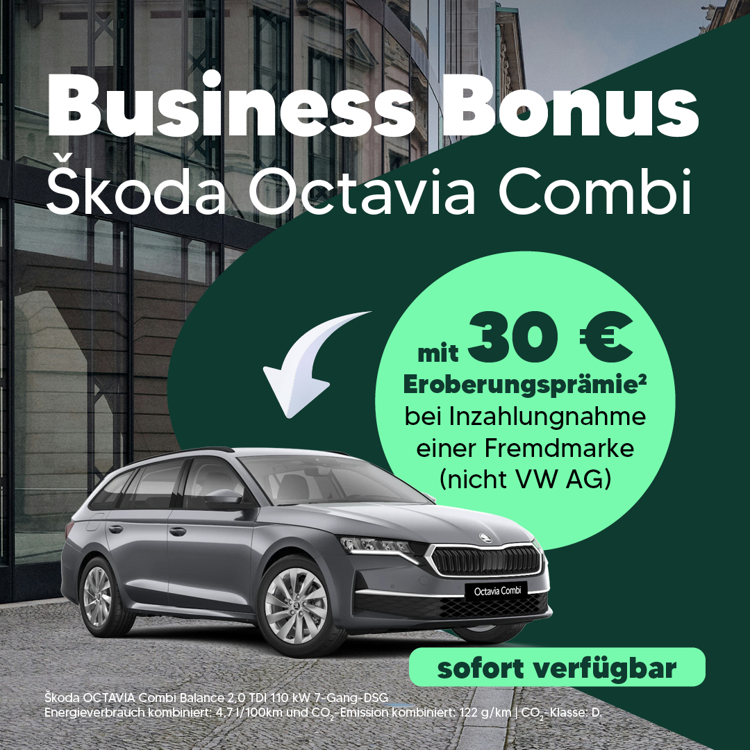 HEADER MOBILE Skoda Octavia Kombi Eroberungsprämie