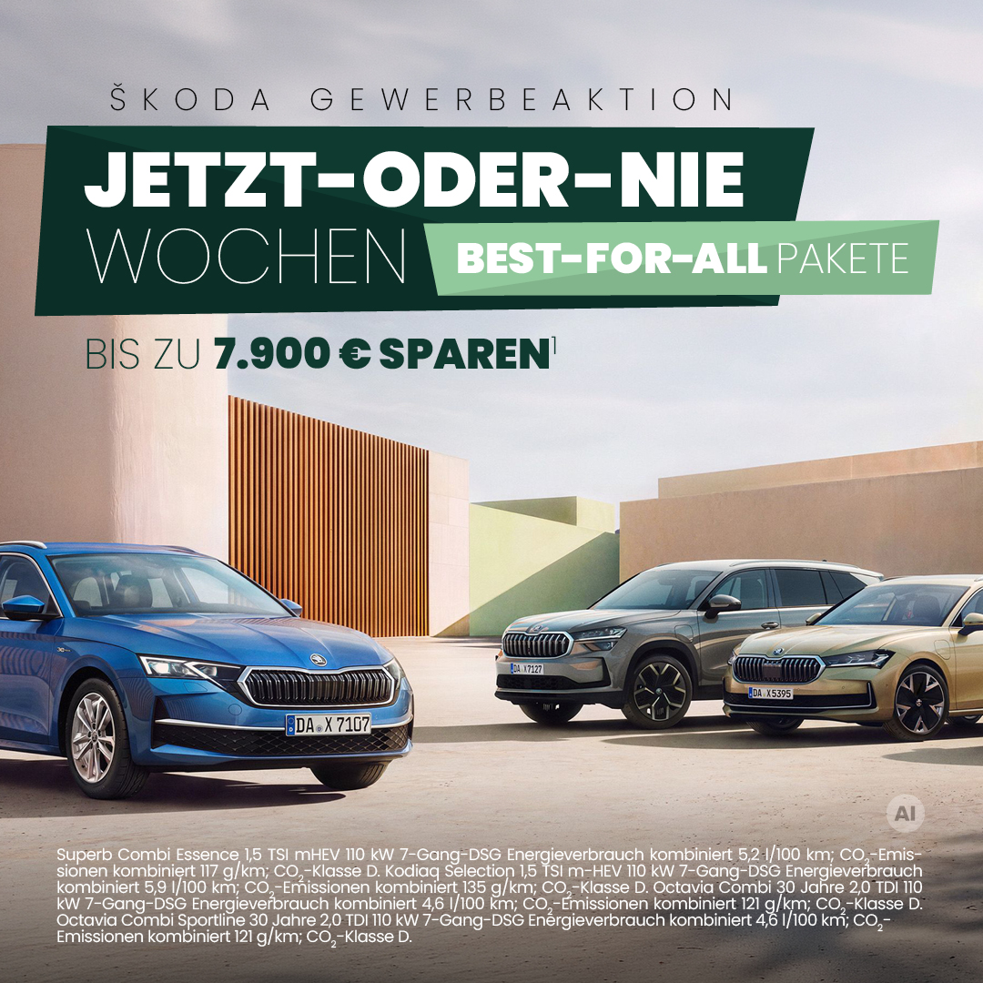 Škoda JETZT-ODER-NIE Wochen Škoda JETZT-ODER-NIE Wochen
